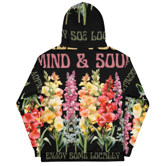 "Sweet Floral Tee's" Free Your Mind & Soul - Unisex  Hoodie