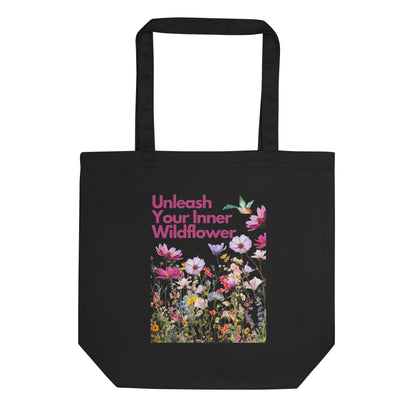 "Sweet Foral Tee's" Unleash Your Inner Wildflower - Eco Tote Bag