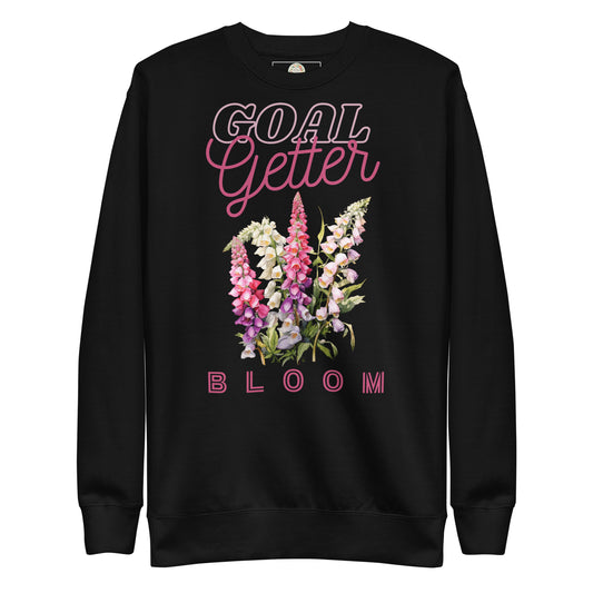 "Sweet Floral Tee's" Goal Getter - Unisex Premium Sweatshirt