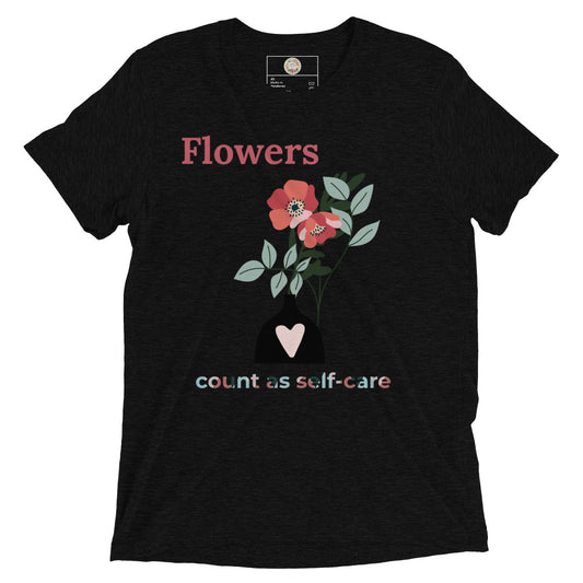 "Sweet Floral Tee's" Floral Self Care - Short sleeve t-shirt