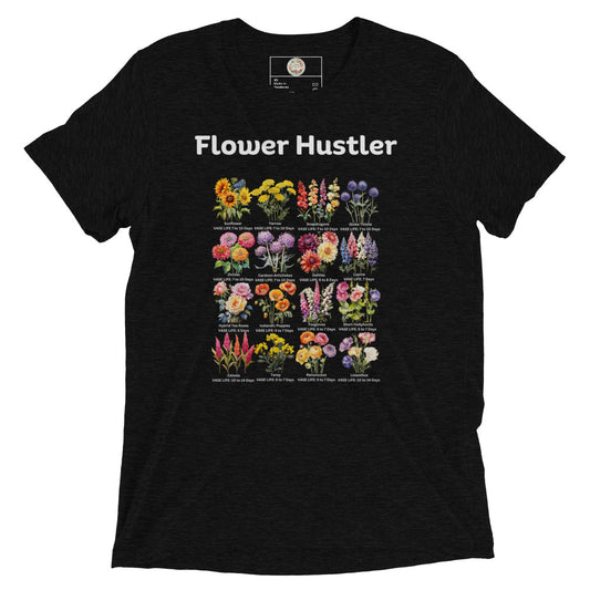 "Floral Whispers" Flower Hustler - Short sleeve t-shirt