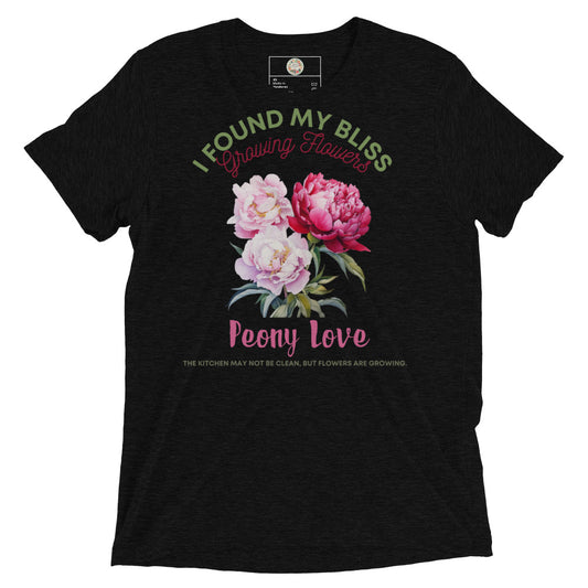 "Blooming Bliss": Peony Love - Short sleeve t-shirt, For Flower Lovers