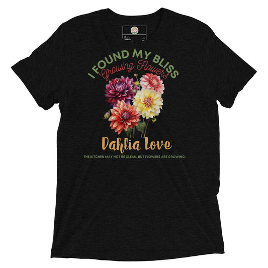 "Blooming Bliss": Dahlia Love - Short sleeve t-shirt for Flower Lovers