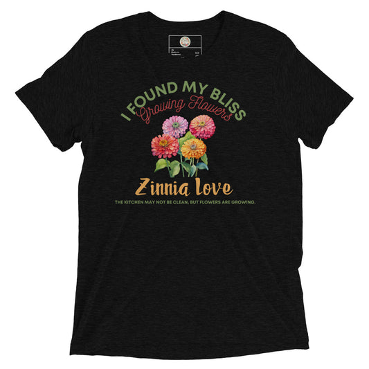 "Blooming Bliss": Zinnia Love - Short sleeve t-shirt for Flower Lovers