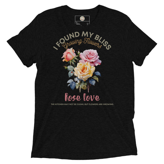 "Blooming Bliss": Rose Love - Short sleeve t-shirt for Flower Lovers