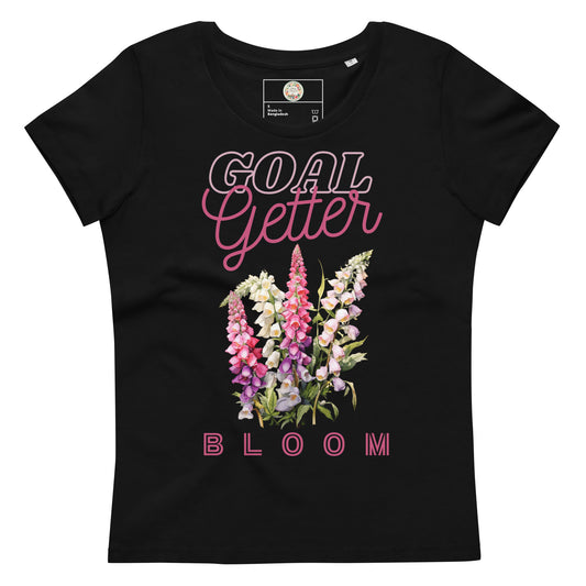 "Sweet Floral Tee's" Goal Getter - Women's fitted eco tee