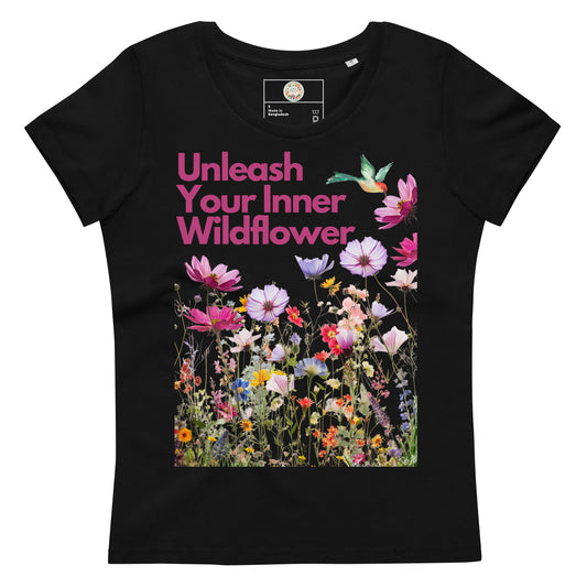 "Sweet Floral Tee's" Unleash Your Inner Wildflower - Women's fitted eco tee