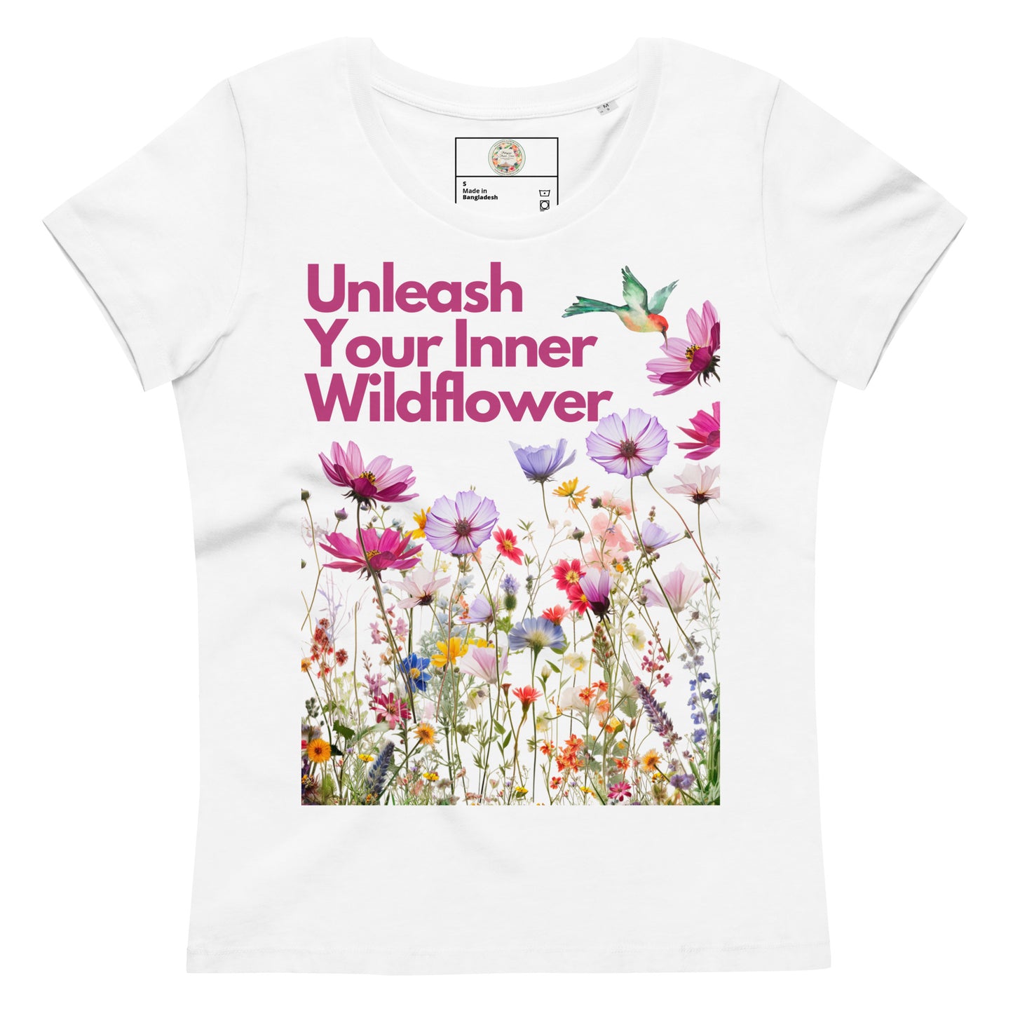 "Sweet Floral Tee's" Unleash Your Inner Wildflower - Women's fitted eco tee
